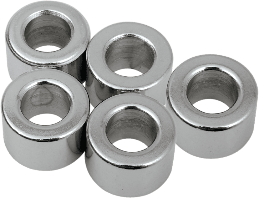 DRAG SPECIALTIES DS-190016 Spacer - Chrome - 3/8" x 3/4" x 1/2"