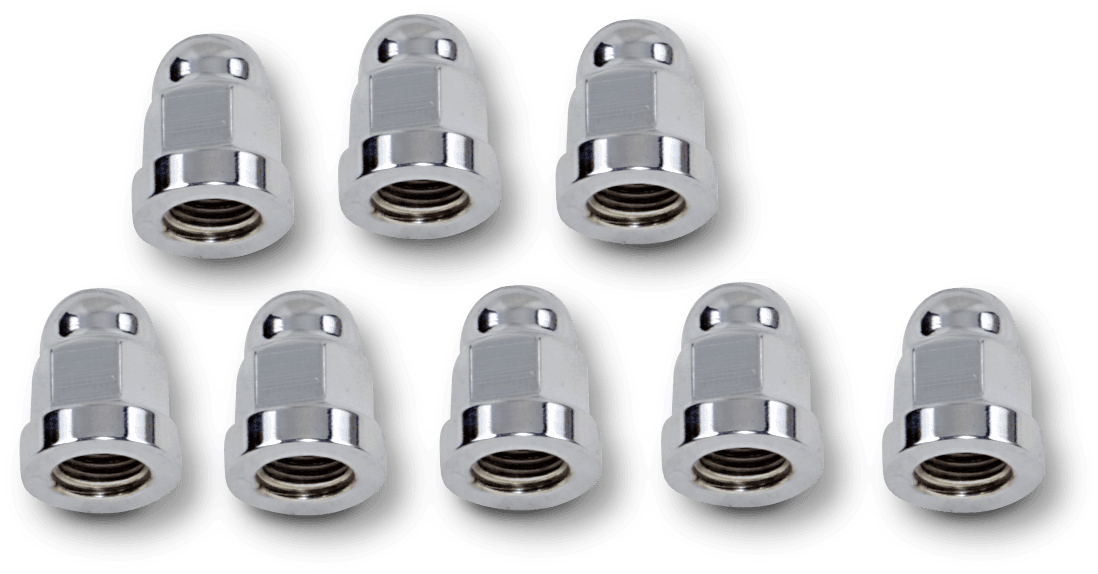 DRAG SPECIALTIES DS-190108 Acorn Nut Set - Cylinder Base