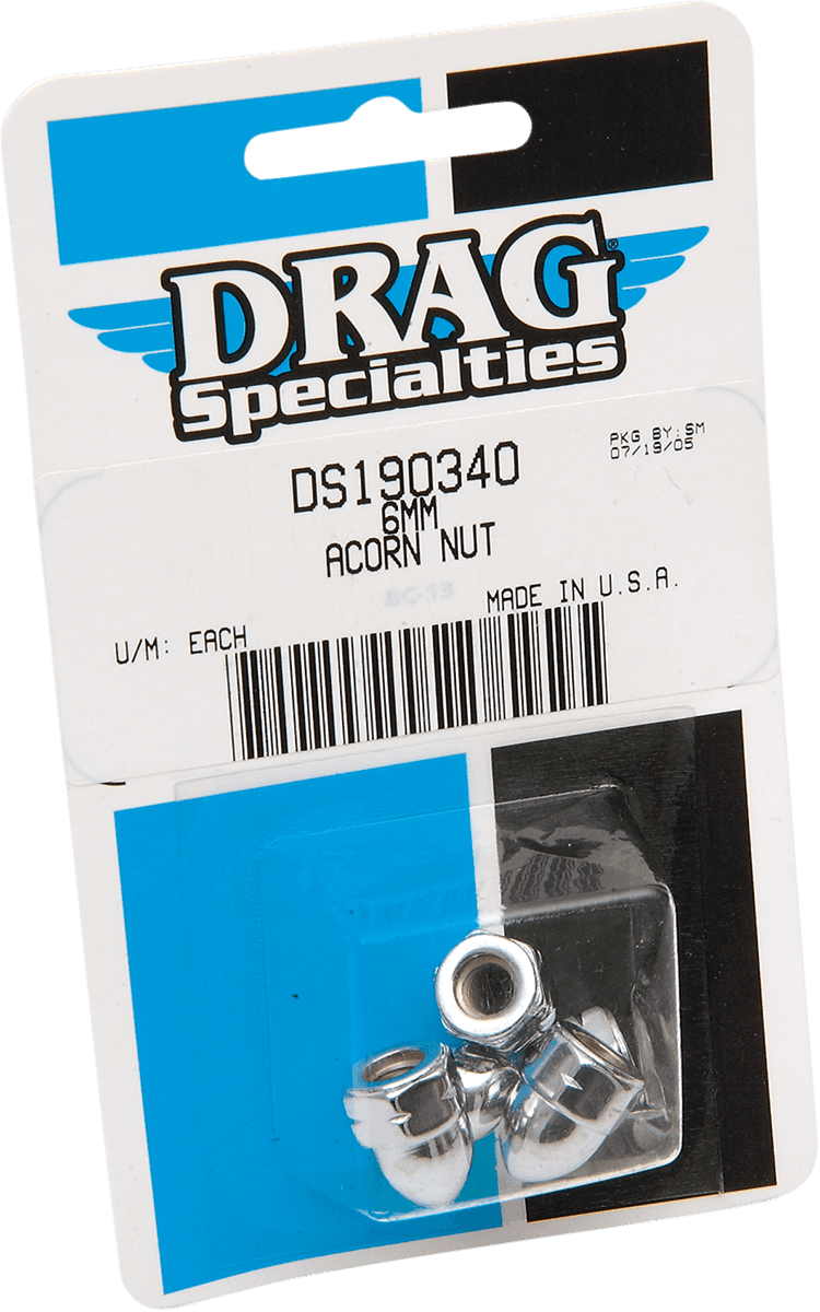 DRAG SPECIALTIES DS-190340 Nut - Acorn - 6 mm — image 2 of 2