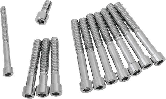 DRAG SPECIALTIES DS-190391S Bolt Kit - Primary Cover Only - Socket-Head/Smooth - '71-'76 Sportster