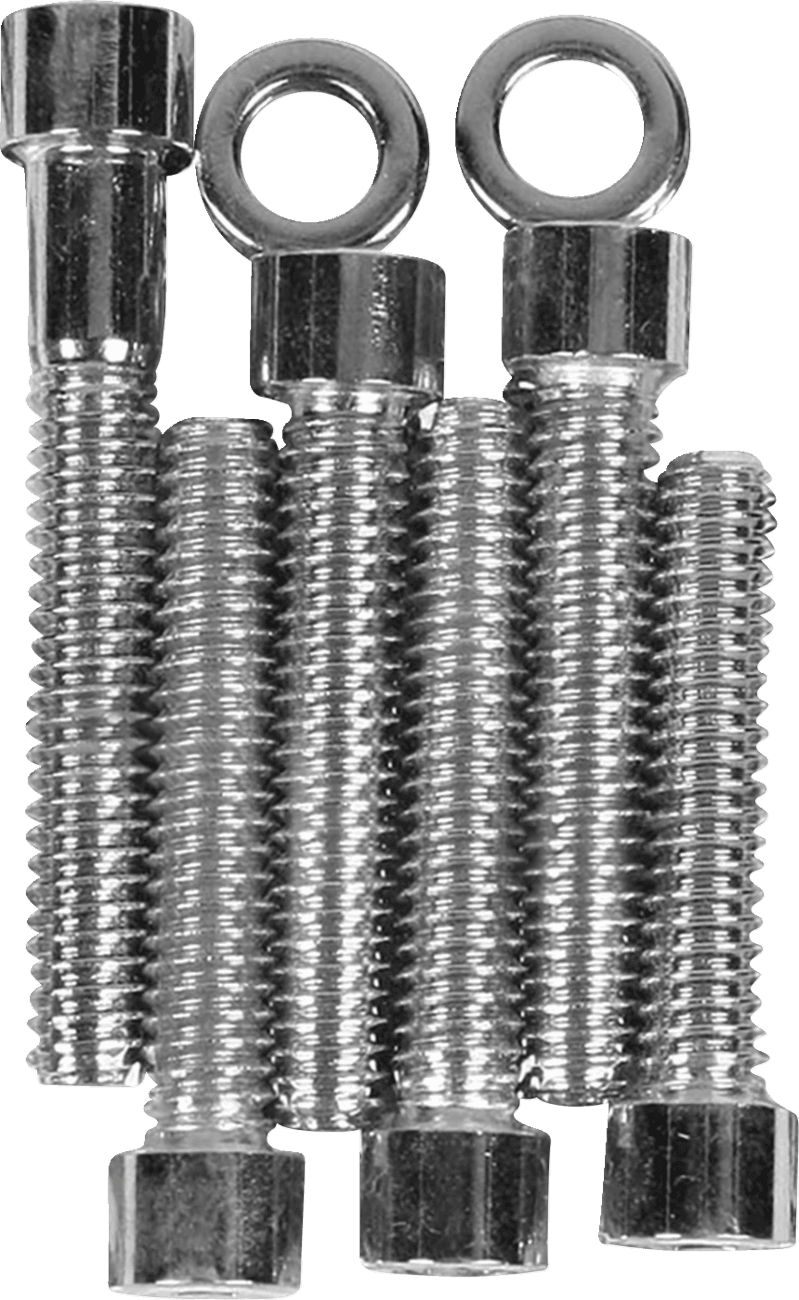 DRAG SPECIALTIES DS-190398S Bolt Kit - Cam Cover - Smooth - Chrome - '93-'00 Harley-Davidson