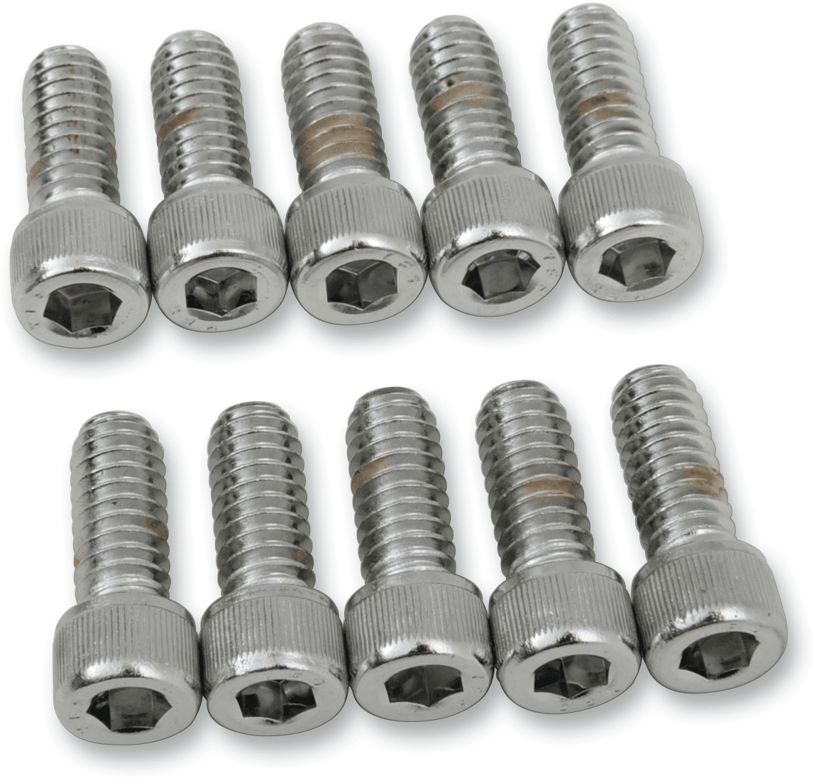 DRAG SPECIALTIES DS-190534 Bolts - Socket-Head - Knurled - 1/4-20 x 5/8"