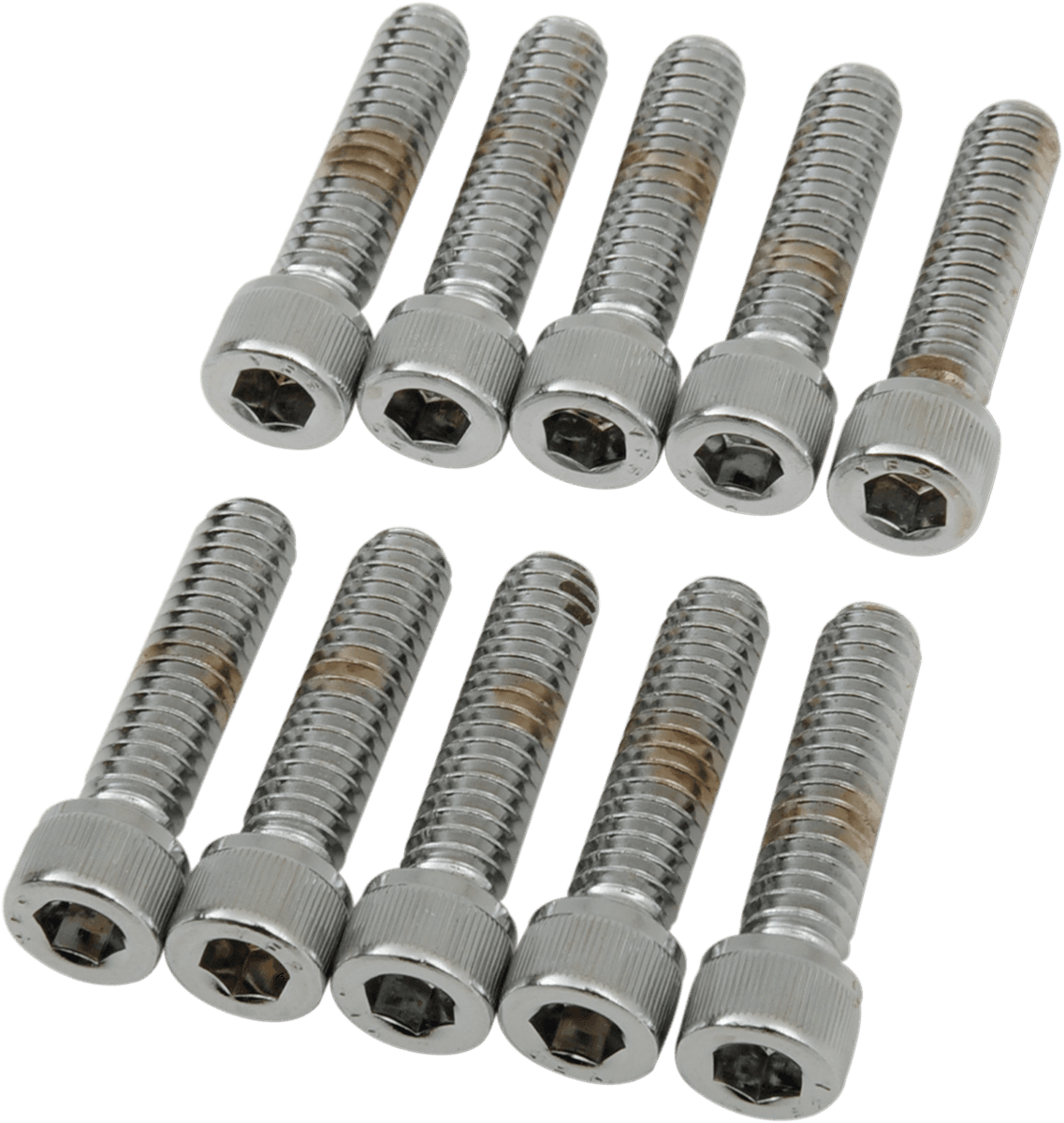 DRAG SPECIALTIES DS-190537 Bolts - Socket-Head - Knurled - 1/4-20 x 1"
