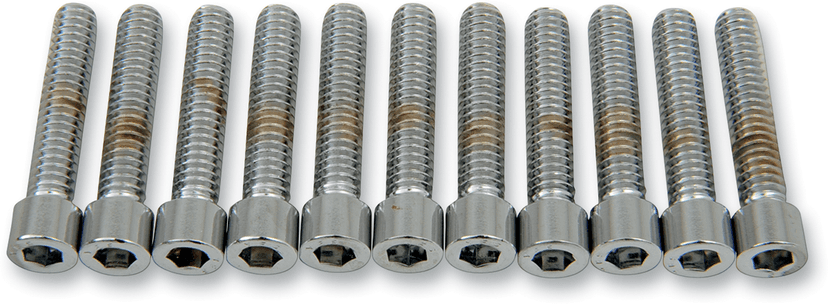 DRAG SPECIALTIES DS-190538S Bolts - Socket-Head - Smooth - 1/4-20 x 1-1/4"
