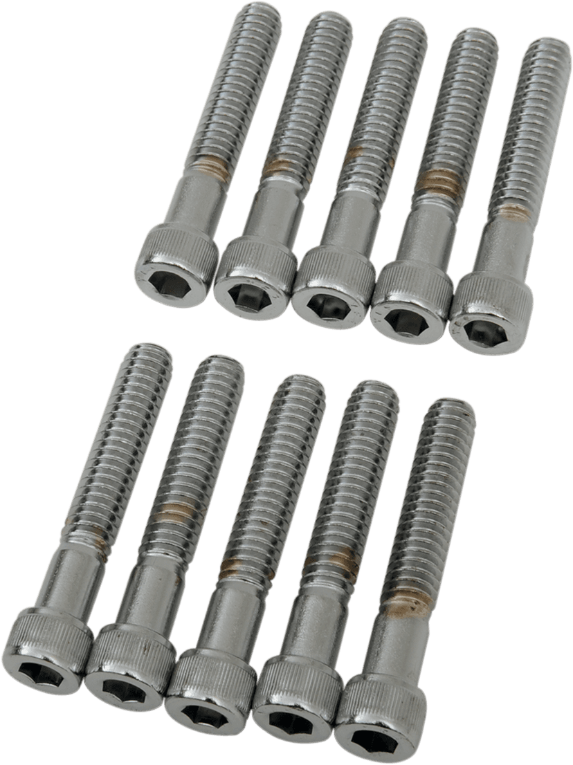 DRAG SPECIALTIES DS-190539 Bolts - Socket-Head - Knurled - 1/4-20 x 1-1/2"