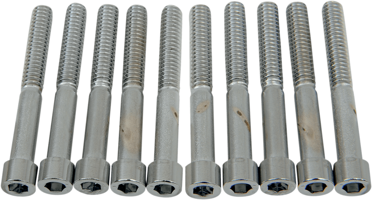 DRAG SPECIALTIES DS-190541S Bolts - Socket-Head - Smooth - 1/4-20 x 2"