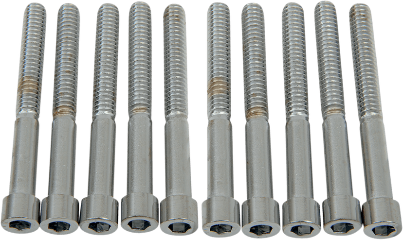 DRAG SPECIALTIES DS-190542S Bolts - Socket-Head - Smooth - 1/4-20 x 2-1/4"
