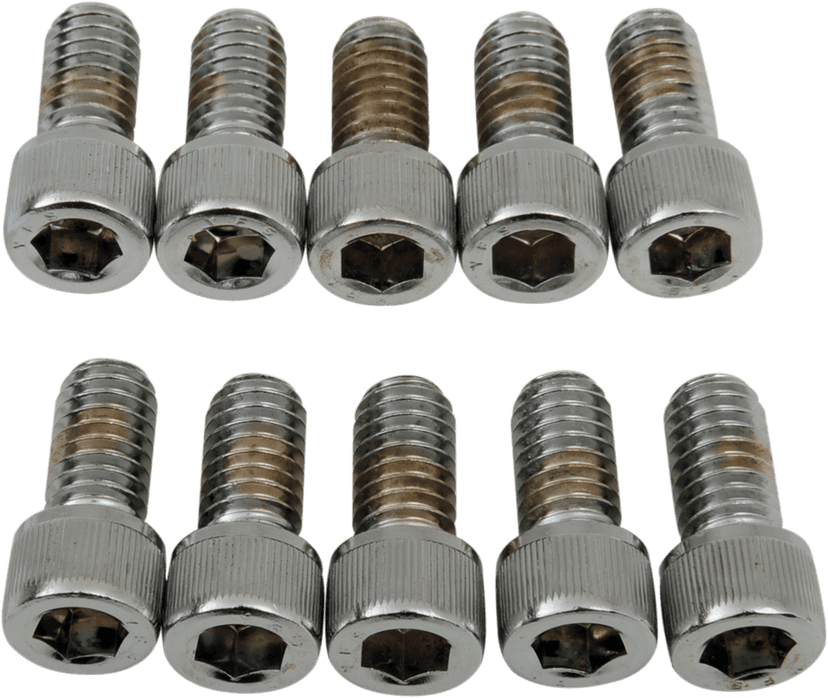 DRAG SPECIALTIES DS-190543 Bolts - Socket-Head - Knurled - 5/16-18 x 5/8"
