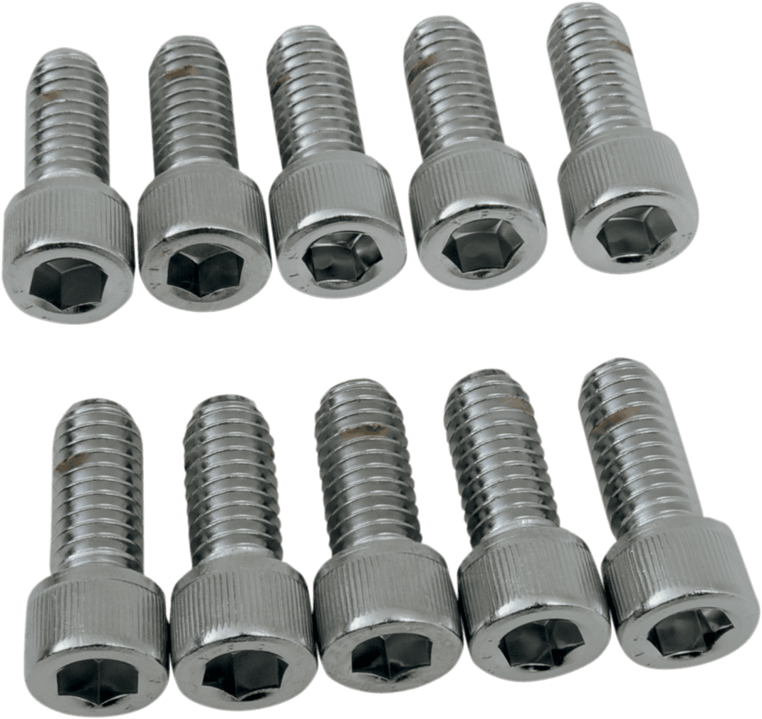 DRAG SPECIALTIES DS-190544 Bolts - Socket-Head - Knurled - 5/16-18 x 3/4"