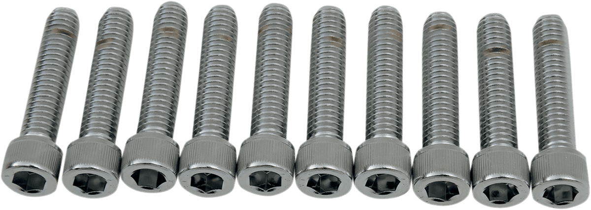 DRAG SPECIALTIES DS-190548 Bolts - Socket-Head - Knurled - 5/16-18 x 1-1/2"