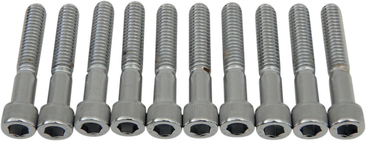 DRAG SPECIALTIES DS-190549 Bolts - Socket-Head - Knurled - 5/16-18 x 1-3/4"