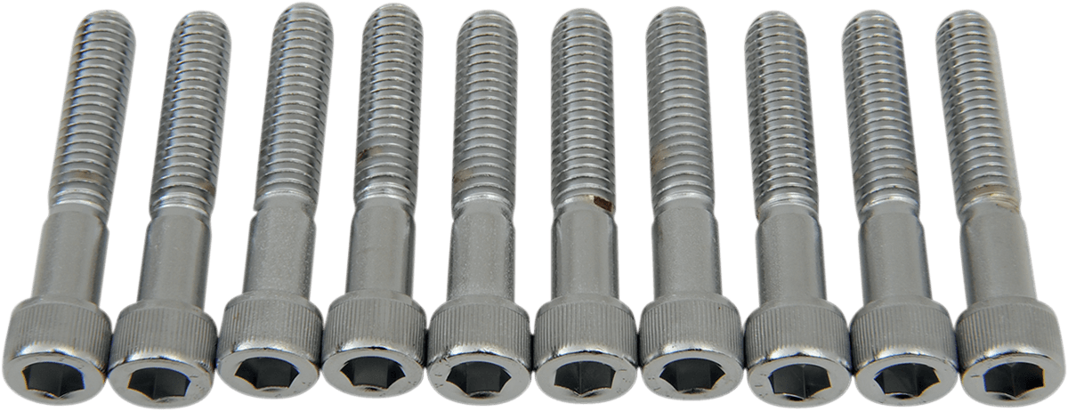 DRAG SPECIALTIES DS-190549 Bolts - Socket-Head - Knurled - 5/16-18 x 1-3/4"