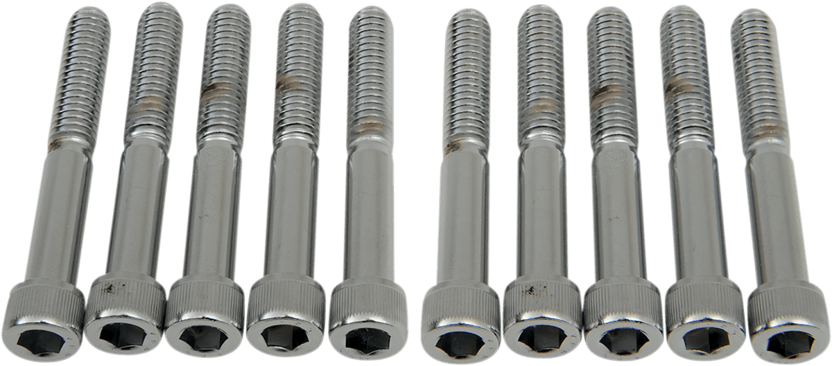 DRAG SPECIALTIES DS-190551 Bolts - Socket-Head - Knurled - 5/16-18 x 2-1/4"