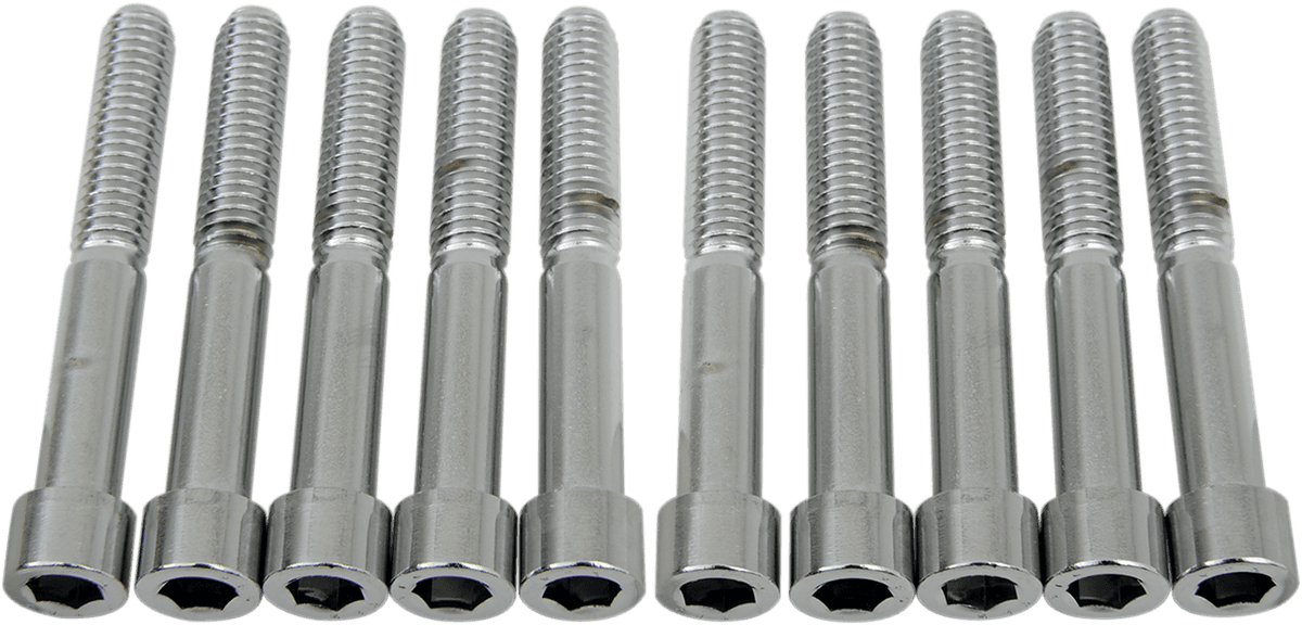DRAG SPECIALTIES DS-190551S Bolts - Socket-Head - Smooth - 5/16-18 x 2-1/4"