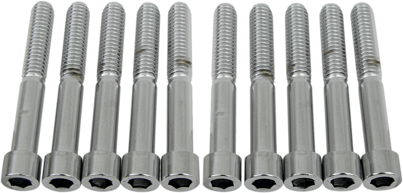 DRAG SPECIALTIES DS-190551S Bolts - Socket-Head - Smooth - 5/16-18 x 2-1/4"