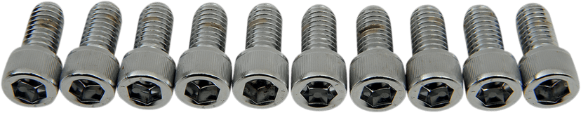 DRAG SPECIALTIES DS-190552 Bolts - Socket-Head - Knurled - 3/8-16 x 3/4"