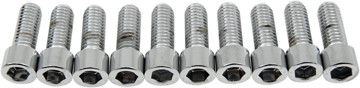 DRAG SPECIALTIES DS-190553S Bolts - Socket-Head - Smooth - 3/8-16 x 1"
