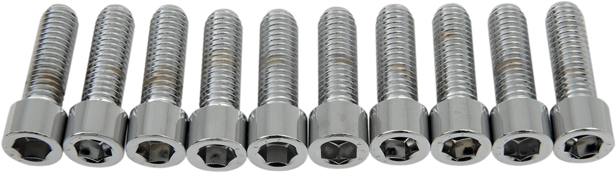 DRAG SPECIALTIES DS-190554S Bolts - Socket-Head - Smooth - 3/8-16 x 1-1/4"