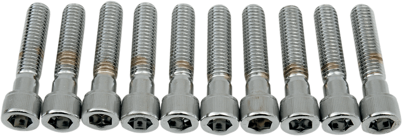 DRAG SPECIALTIES DS-190556 Bolts - Socket-Head - Knurled - 3/8-16 x 1-3/4"