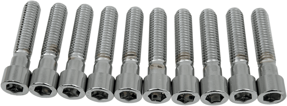 DRAG SPECIALTIES DS-190556S Bolts - Socket-Head - Smooth - 3/8-16 x 1-3/4"