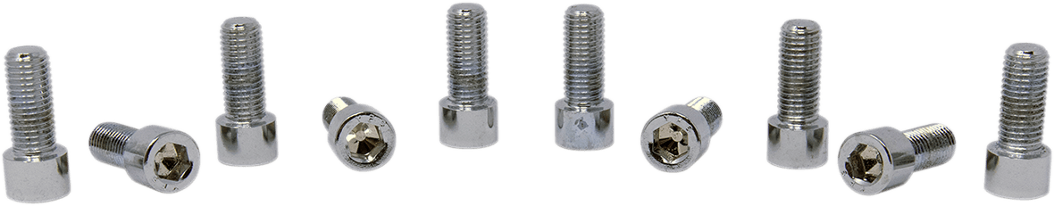 DRAG SPECIALTIES DS-190569S Bolts - Socket-Head/Replacement - Smooth/Fine Thread - 5/16"-24 x 3/4" - 10 Pack
