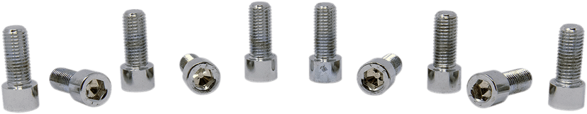 DRAG SPECIALTIES DS-190569S Bolts - Socket-Head/Replacement - Smooth/Fine Thread - 5/16"-24 x 3/4" - 10 Pack