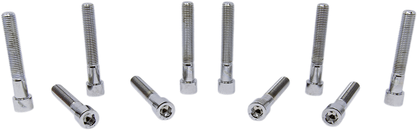 DRAG SPECIALTIES DS-190574S Bolts - Socket-Head/Replacement - Smooth/Fine Thread - 5/16"-24 x 1-3/4" - 10 Pack