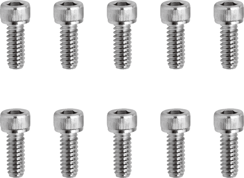 DRAG SPECIALTIES DS-190587 Bolts - Socket-Head - Replacement - Knurled/Coarse Thread - #10-24 x 1/2" - 10 Pack — image 1 of 2