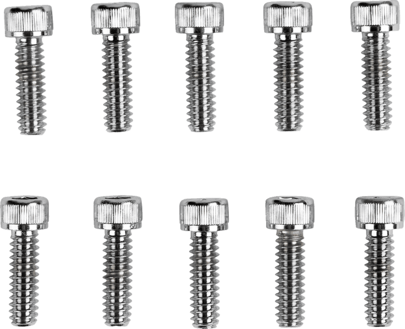 DRAG SPECIALTIES DS-190588 Bolts - Socket-Head - Replacement - Knurled/Coarse Thread - #10-24 x 5/8" - 10 Pack — image 1 of 2