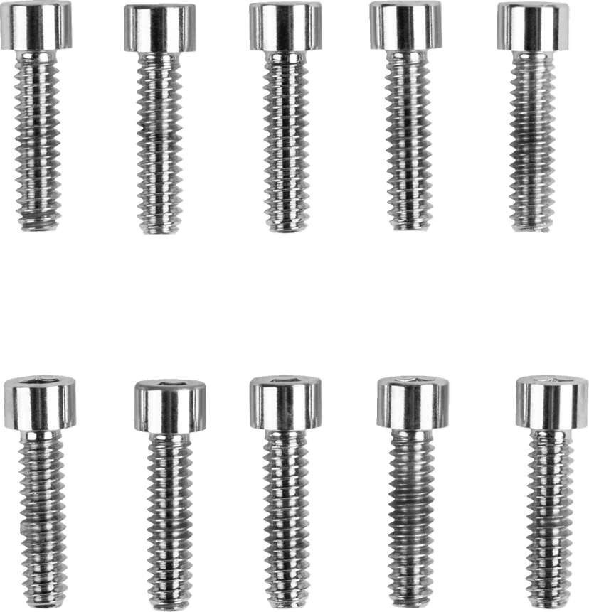 DRAG SPECIALTIES DS-190589S Bolts - Socket-Head - Replacement - Smooth/Coarse Thread - #10-24 x 3/4" - 10 Pack — image 1 of 3
