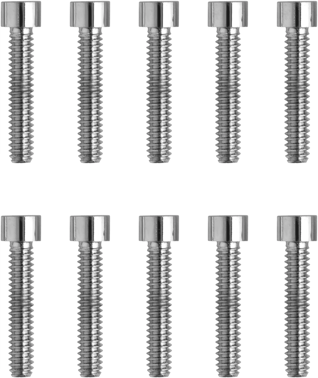 DRAG SPECIALTIES DS-190590S Bolts - Socket-Head - Replacement - Smooth/Coarse Thread - #10-24 x 1" - 10 Pack