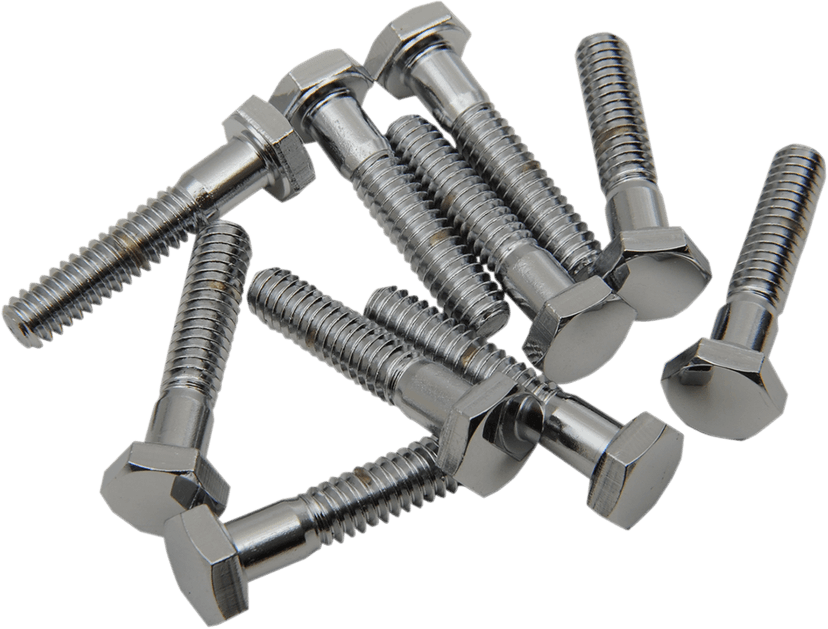 DRAG SPECIALTIES DS-190604 Bolts - Hex-Head - Chrome - 1/4"-20 x 1" — image 1 of 2