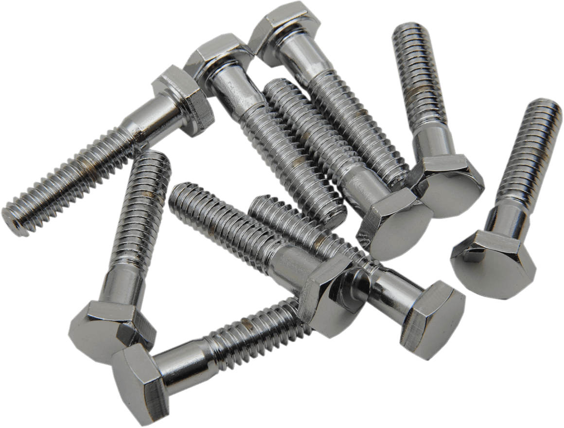 DRAG SPECIALTIES DS-190605 Bolts - Hex-Head - Chrome - 1/4"-20 x 1-1/4"