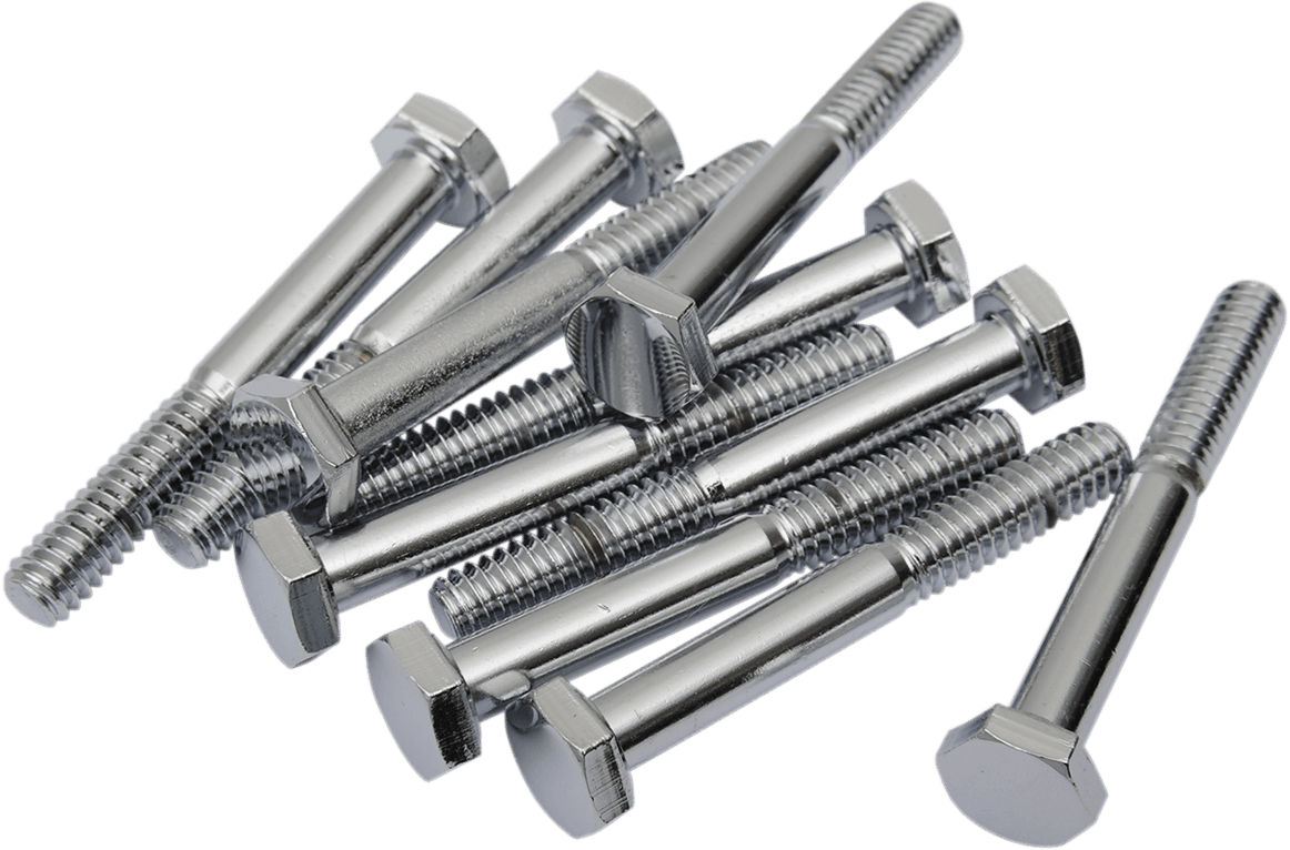 DRAG SPECIALTIES DS-190609 Bolts - Hex-Head - Chrome - 1/4"-20 x 2-1/4"
