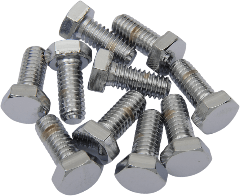 DRAG SPECIALTIES DS-190611 Bolts - Hex-Head - Chrome - 5/16"-18 x 3/4" — image 1 of 2