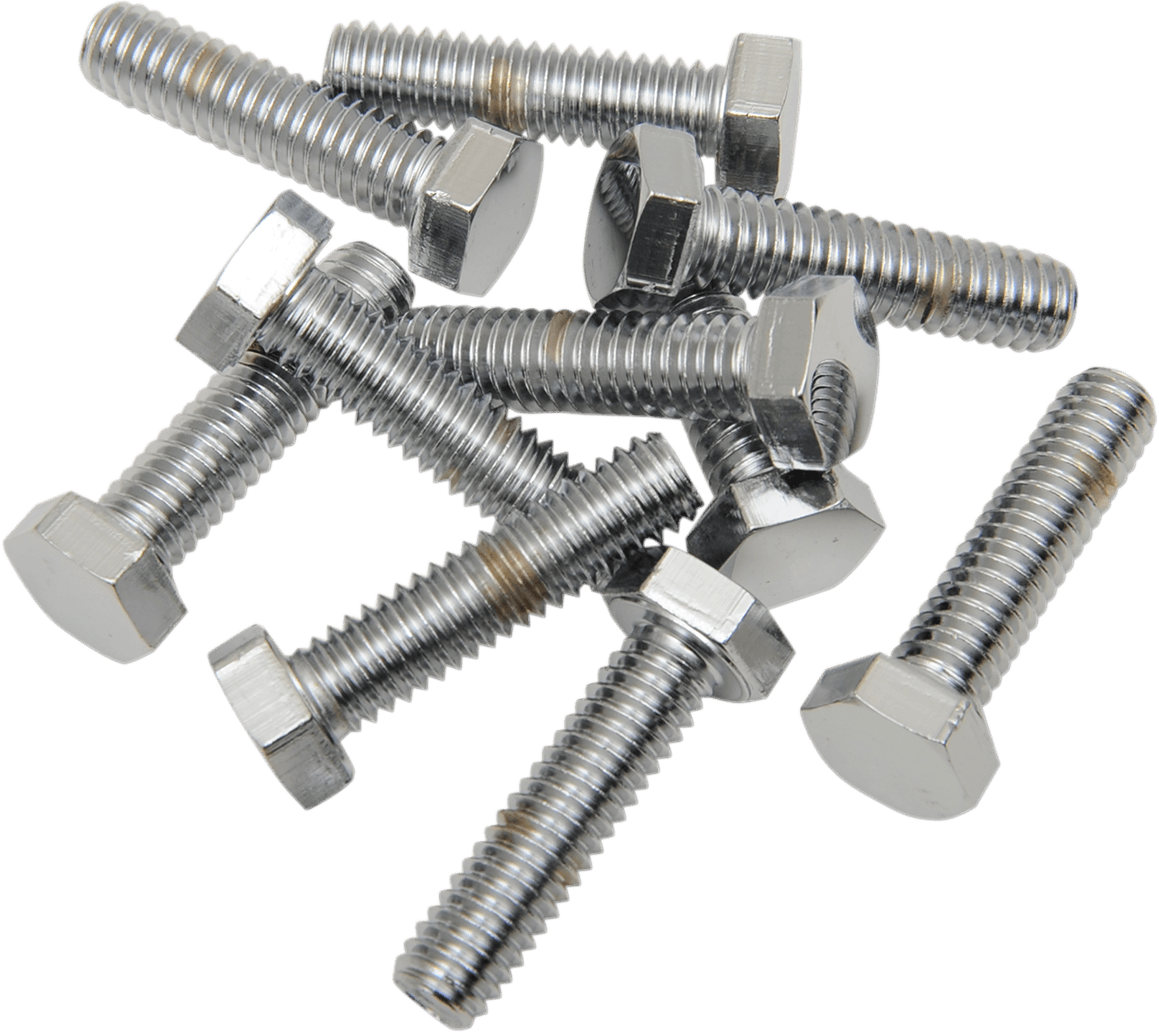 DRAG SPECIALTIES DS-190615 Bolts - Hex-Head - Chrome - 5/16"-18 x 1-1/2"
