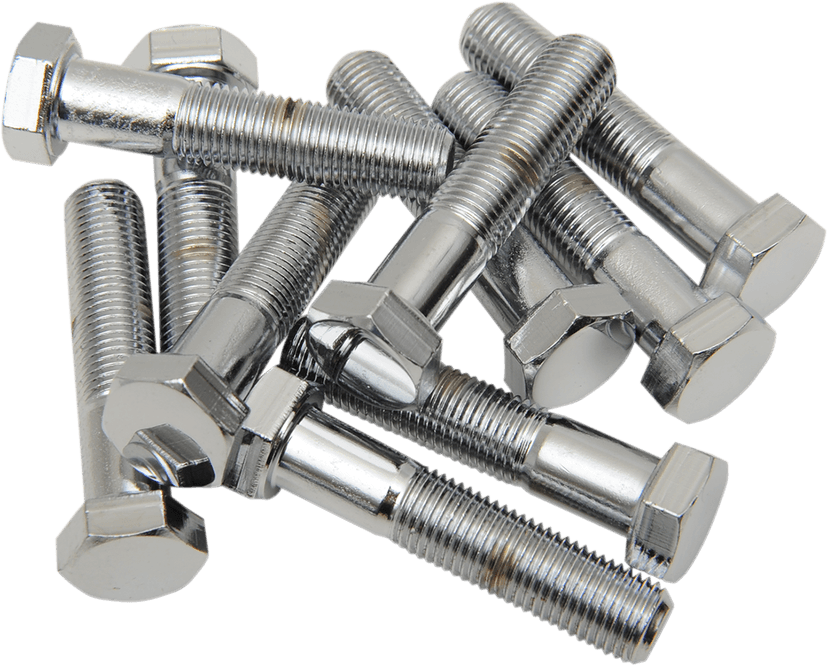 DRAG SPECIALTIES DS-190649 Bolts - Hex Head/Replacement - Fine Thread - 3/8"-24 x 2" - 10 Pack — image 1 of 2