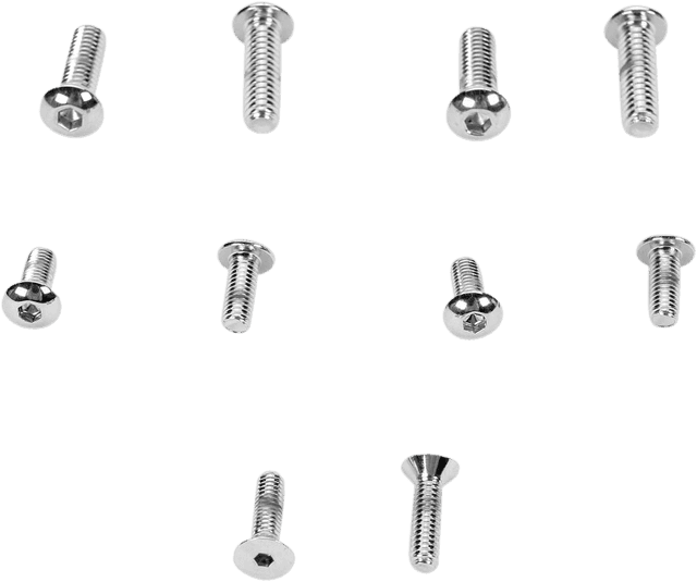 DRAG SPECIALTIES DS-190720 Chrome Socket-Head Screws - Master Cylinder Cover - Lever Mount