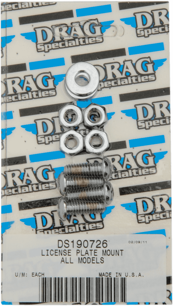 DRAG SPECIALTIES DS-190726 Bolt Set - License Plate Mount - Socket-Head