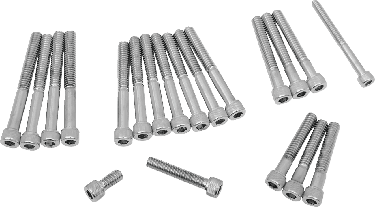 DRAG SPECIALTIES DS-190751 Bolt Set - Cam/Primary Cover - Socket-Head/Knurled - '71-'76 Sportster