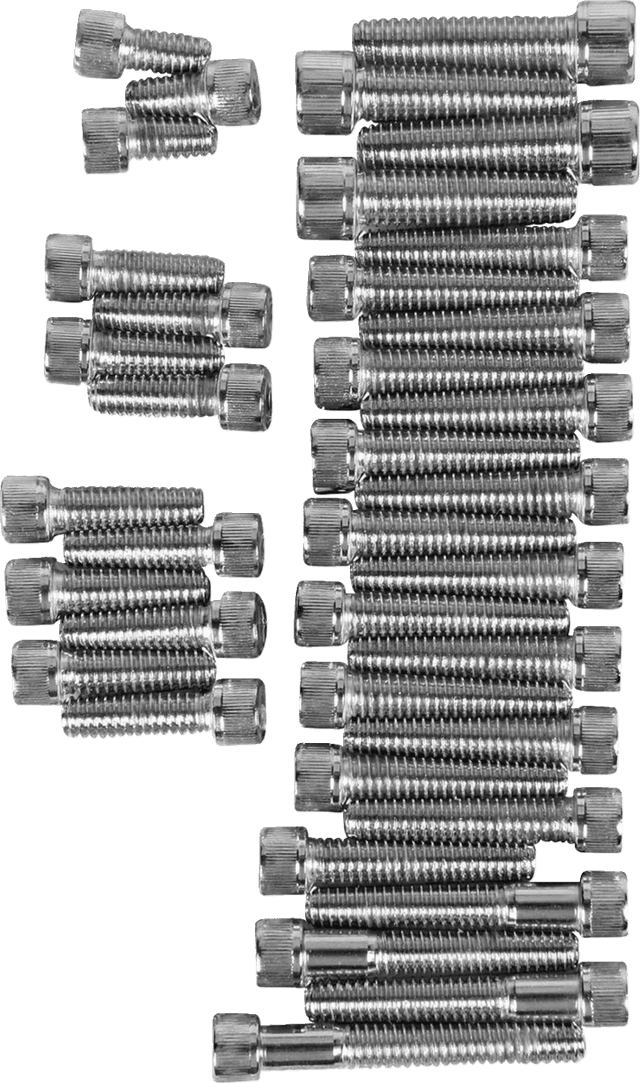 DRAG SPECIALTIES DS-190758 Bolt Kit - Cam/Primary/Transmission Cover - Socket-Head