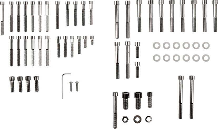 DRAG SPECIALTIES DS-190760S Motor Bolt Set - Smooth/Socket-Head - XL