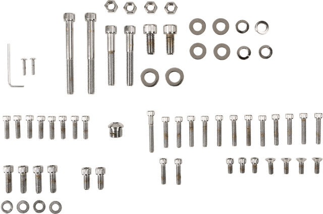 DRAG SPECIALTIES DS-190766 Motor Bolt Set - Knurled/Socket-Head - Big Twin