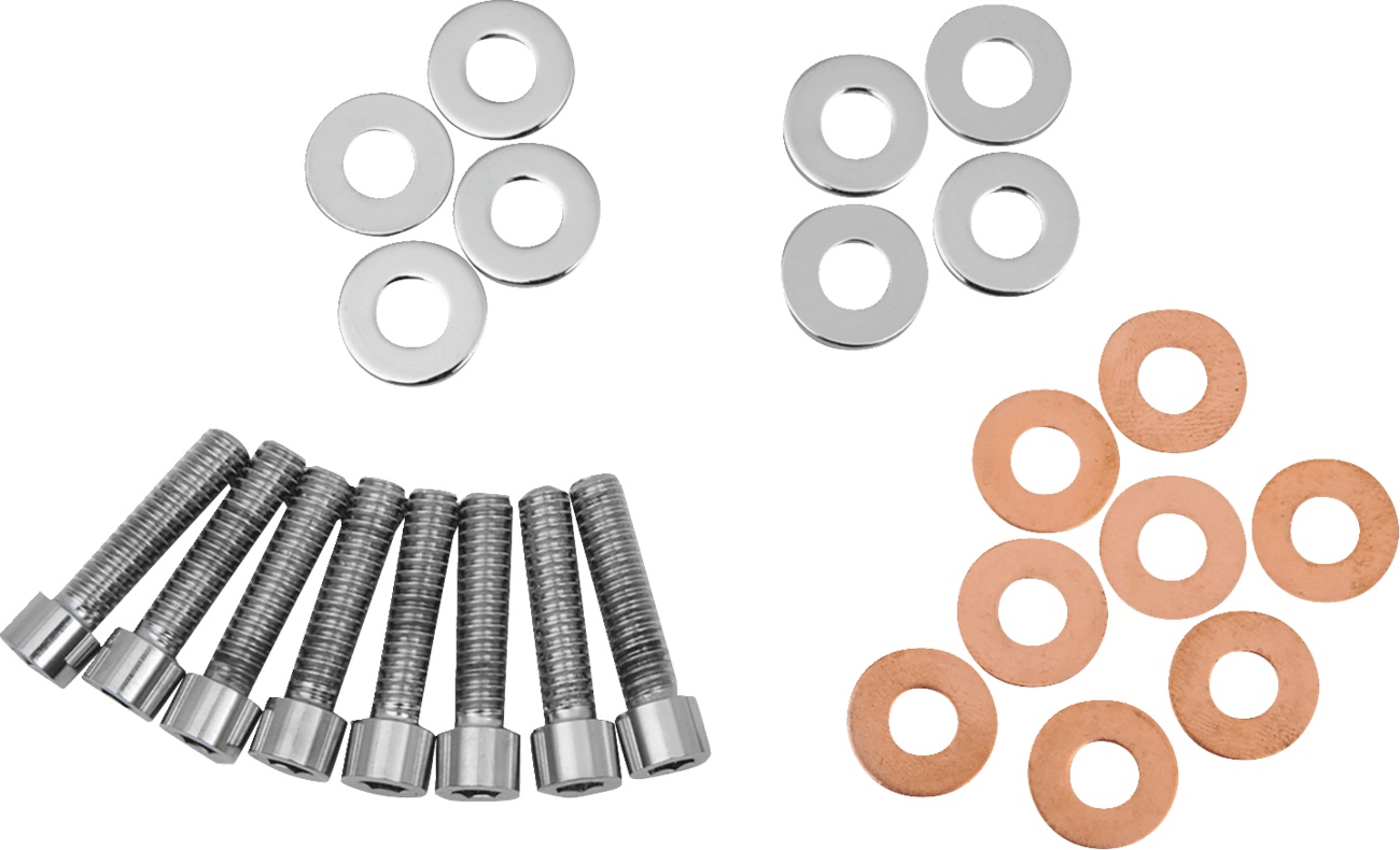 DRAG SPECIALTIES DS-190813S Bolt Set - Rocker Box - Smooth - '84-'03 Harley-Davidson