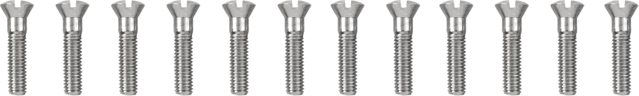 DRAG SPECIALTIES DS-190820 Bolt Kit - Cam Cover - Knurled - Chrome - '36-'69 Harley-Davidson