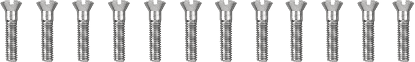 DRAG SPECIALTIES DS-190820 Bolt Kit - Cam Cover - Knurled - Chrome - '36-'69 Harley-Davidson