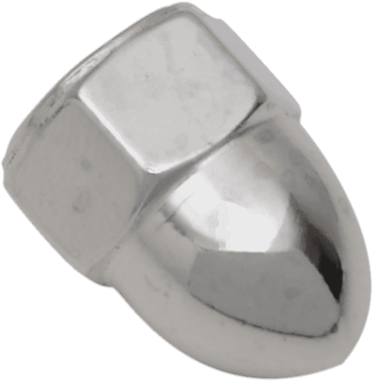 DRAG SPECIALTIES DS-190853 Nut - Acorn - Chrome - 1/4"-20 — image 2 of 2