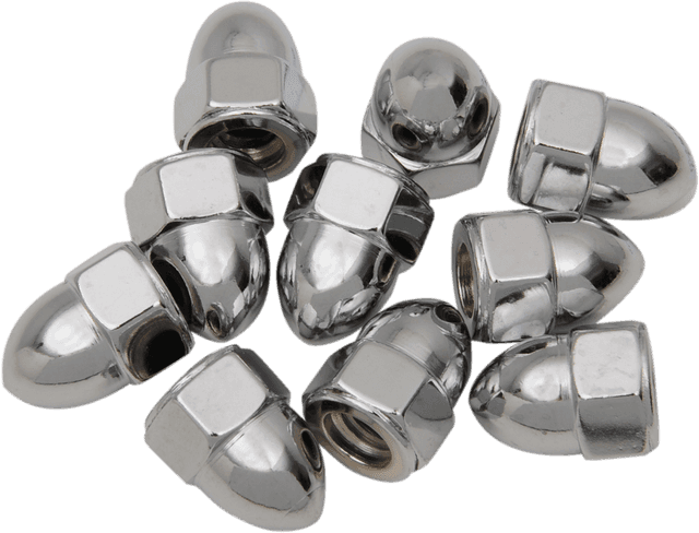 DRAG SPECIALTIES DS-190853 Nut - Acorn - Chrome - 1/4"-20 — image 1 of 2