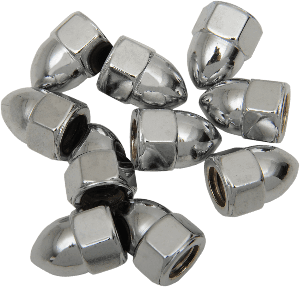 DRAG SPECIALTIES DS-190855 Nut - Acorn - Chrome - 5/16"-18