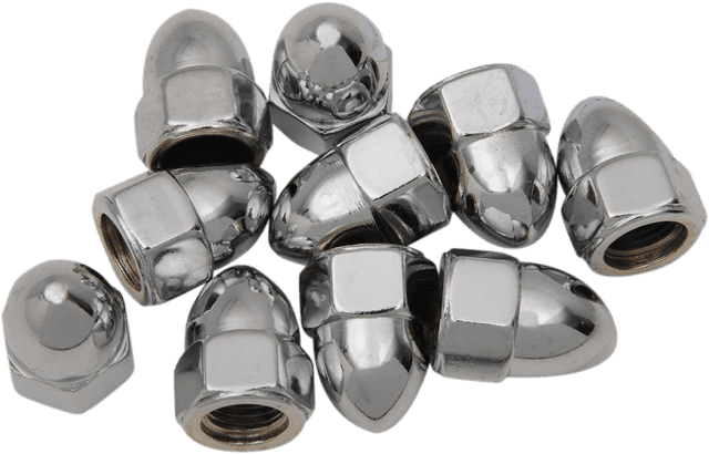 DRAG SPECIALTIES DS-190857 Nut - Acorn - Chrome - 3/8"-16 — image 1 of 2